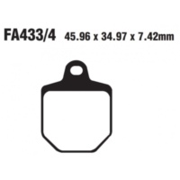 Bremsbeläge Bremsklotz Sinter EPFA EBC EPFA4334HH