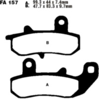 Bremsbeläge Bremsklotz Sinter R EBC FA157R