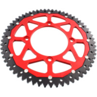 Kettenblatt Kettenrad Dual 62Z Teilung 420 rot ZFD114162RED