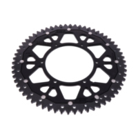 Zahnkranz Kettenrad Dual 62Z Teilung 420 schwarz