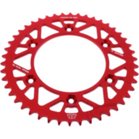 Alu-Kettenrad 46Z Teilung 520 rot