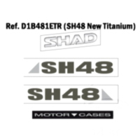 Aufkleber Satz grau Shad