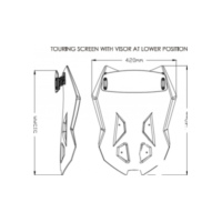 Touringscheibe Puig 3565H