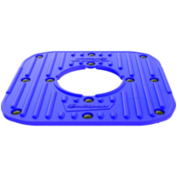 Auflagefläche Gummi blau 98