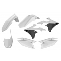 Verkleidung Schutzblech Abdeckung komplett Kit weiß 90764