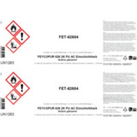 Etiketten EINSCHICHTLACK