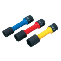 Kraft-Stecknuss Satz 6 Kant 17, 19, 21 mm