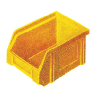 SICHTLAGERKASTEN LK4 gelb