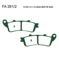 Bremsbeläge Bremsklotz Sinter HH EBC FA2612HH