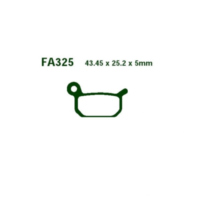 Bremsbeläge Bremsklotz Sinter R EBC FA325R