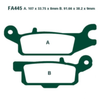 Bremsbeläge Bremsklotz Sinter R EBC FA445R