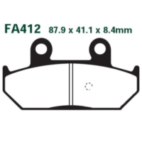Bremsbeläge Bremsklotz Sinter HH Scooter EBC SFA412HH