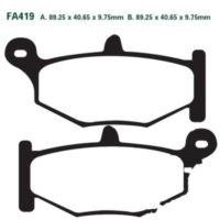 Bremsbeläge Bremsklotz Sinter HH EBC FA419HH