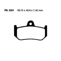 Bremsbeläge Bremsklotz Sinter HH EBC FA320HH