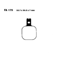 Bremsbeläge Bremsklotz Sinter HH EBC FA175HH