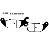 Bremsbeläge Bremsklotz Sinter HH EBC FA343HH