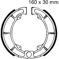 Bremsbacken mit Feder EBC K706