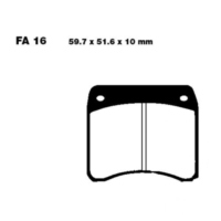 Bremsbeläge Bremsklotz Sinter HH EBC FA016HH