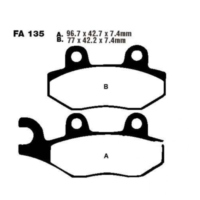 Bremsbeläge Bremsklotz Sinter R EBC FA135R