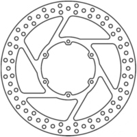 Bremsscheibe starr TRW MST337