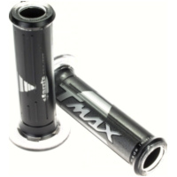 MotorradGriffgummi, Griffgummi Paar Handgriffe Harris für Yamaha - 120mm / silber-weiß