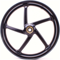 Vorderradfelge schwarz ab 99- (f. Modell mit schwarzer Tachoschnecke) - original