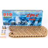 Motorradkette, Antriebskette Kette X-Ring super verstärkt ZVMX G&G, 525, 124 mit Hohlnietschloß / empfohlen ab 88kW (120PS) / bis 1100ccm