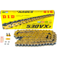 Kette X-Ring verstärkt VX3 G&B, 530, 108 mit Hohlnietschloß / nutzbar bis 110kW (150PS) / bis 1000ccm