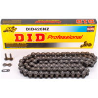 Motorradkette, Antriebskette Kette verstärkt NZ ER G&B, ohne O-Ring, 428, 136 mit Clipschloß / empfohlen bis ca. 22,06kW (30PS)