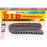 Motorradkette, Antriebskette Kette O-Ring verstärkt V, 420, 112 mit Clipschloß / empfohlen bis ca. 14,71kW (20PS)