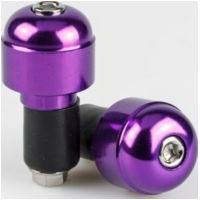 Lenkerenden Lenkergewichte Purpur rot (Set) 1454012