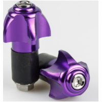 Lenkerenden Lenkergewichte Purpur rot (Set) 1454039