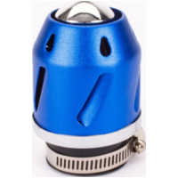 Luftfilter Grenade blau gerade 28/42mm Anschluss (inkl. Adapter)