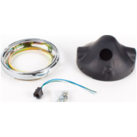 Scheinwerfergehäüse/Lampengehäuse schwarz 7 Zoll universal