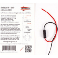 Blinkerrelais, Blinkgeber HIGHSIDER Digitales Blinkrelais PW-NANO, 8-18 Volt, für Blinker von 0,1-21 Watt (max. 42 Watt pro Seite)