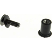 Gummimutter M5 mit Schraube 6er Set (4025066135196)