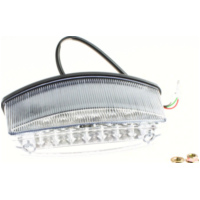 SHIN YO LED-Rücklicht MONSTER, transparent, E-geprüft