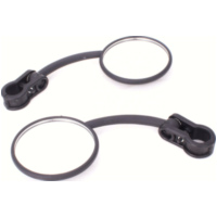 Lenkerspiegel Spiegel rechts u. links schwarz (Paar) Enduro für 22mm Lenker