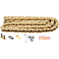DID Kette 520 ERVT (Gold) 112 Glieder mit Clipschloß / nutzbar bis 55KW (75PS) / bis 500ccm