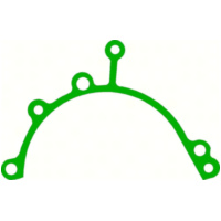 Motordichtung, Motordeckel Dichtung Motordeckeldichtung links klein Vergl.-nr. 11343-MW4-000