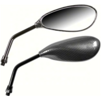 Naked Rückspiegel Set Carbon Design Rechtsgewinde M10x1,25