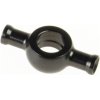 Fitting 10,2 mm, 180° mit zwei Anschlüssen, Titan