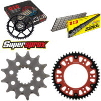 Kettensatz Stealth rot für: BETA RR430 Enduro 13-15/RR450 13-48-112 DID520VX3 Endlos