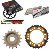 Kettensatz Stealth gold für: APRILIA ETX350 Tuareg Wind 8 16-45-104 DID520ZVM-X(S&S) Niet