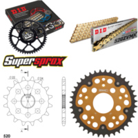 Kettensatz Stealth gold für: APRILIA RS125 Extrema/Replic 16-39-106 DID520ZVM-X(G&G) Endlos