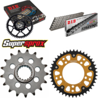 Kettensatz Stealth gold für: APRILIA RSV1000 Mille /R 01- 17-42-108 DID525ZVM-X Niet