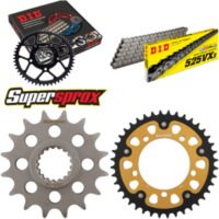 Kettensatz Stealth gold für: APRILIA RSV1000 Mille /R /Fa 16-40-106 DID525VX3 Niet