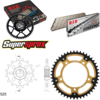 Kettensatz Stealth gold für: TRIUMPH Daytona 600 03-04 15-45-108 DID525ZVM-X(S&S) Endlos