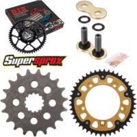 Kettensatz Stealth gold für: TRIUMPH Daytona 955 I [5 x Ø 19-44-106 DID530ZVM-X(G&G) Niet