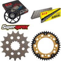 Kettensatz Stealth gold für: TRIUMPH America 800 02-06 17-42-112 DID525VX3 Niet